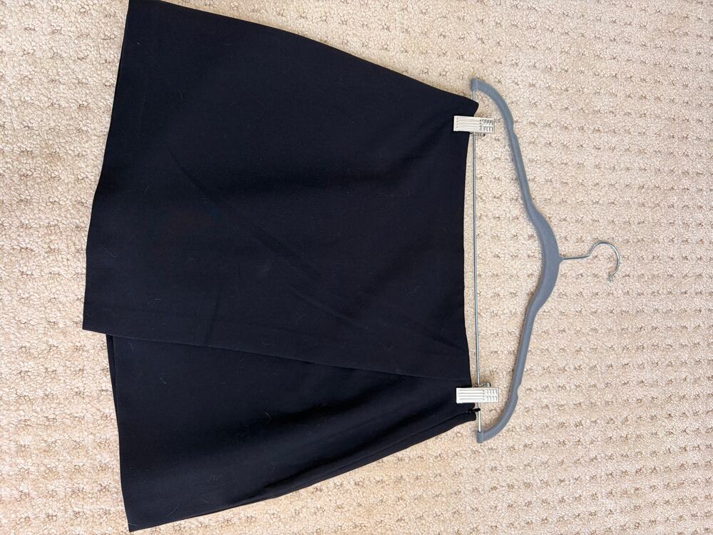 Abercrombie & Fitch Black Wrap Mini Skort Size M